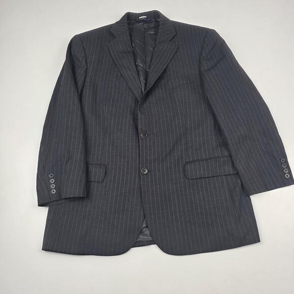 Brooks Brothers 346 Blazer Mens 42S Gray Pinstripe Wool Stretch Notch Lapel - Picture 3 of 15